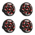 thumbnail image 1 of 4 Pcs Christmas Knobs for Kitchen Cabinet Cupboard Dresser Bookcase Drawer Pulls Handles Round Home Decor, 1 of 5