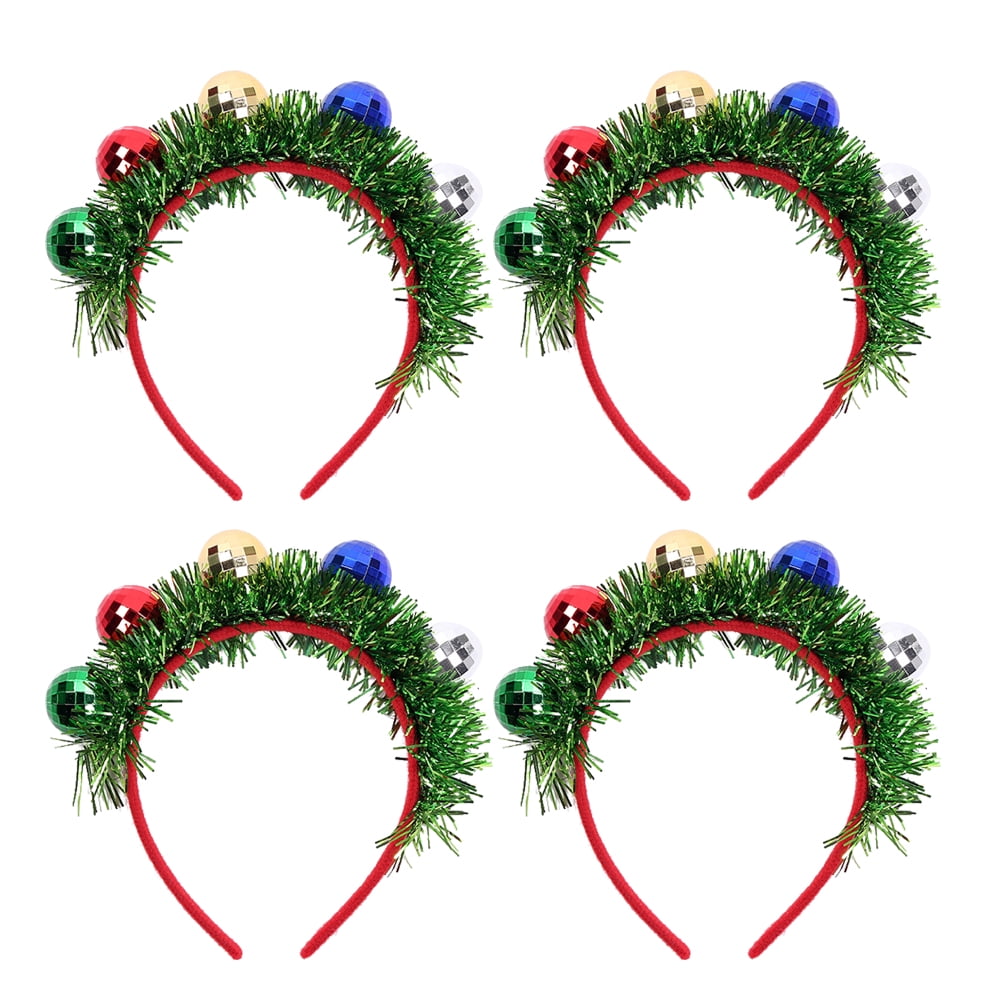 4 Pcs Christmas Spotlight Ball Headband Christmas Fashion Headwear