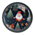thumbnail image 1 of 4 Pcs Christmas Tree Knobs for Kitchen Cabinet Cupboard Dresser Bookcase Drawer Pulls Handles Round Home Decor, 1 of 8