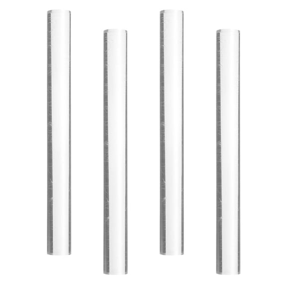 OUNONA Acrylic Clay Roller Set for DIY Craft Shaping White Smooth Surface Easy to Use and Clean