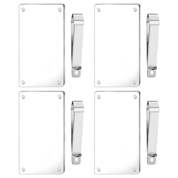 4 Pcs Clear Acrylic Car Sun Visor Photo Holder, Horizontal & Vertical Display, 3.54 x 2.36 in Picture Frame for Polaroid Instax Photos with Clip, Non-Yellowing for Vehicle, Home