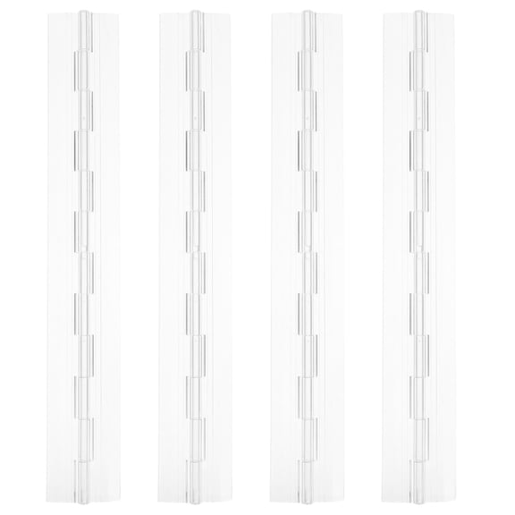 ibasenice 4Pcs Clear Acrylic Hinges for Cabinet Doors Durable Transparent Hinges for Wooden Box and Display Stand