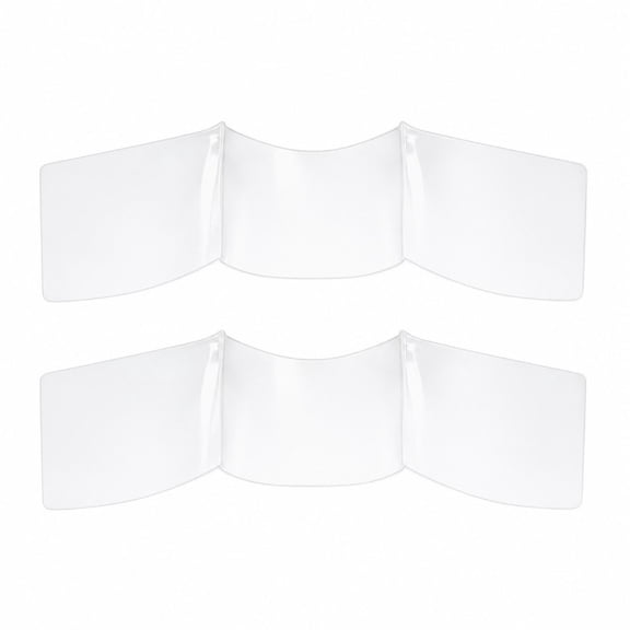 4 Pcs Clear PVC Mahjong Card Sleeves,6.2x5.2 Inch Waterproof Mahjong Scorecard Protector,Foldable Durable Mahjong Game Accessories for American Mahjong Group Game Tournament Use