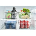 thumbnail image 1 of 4 Pcs Clear Pantry Storage Bins, 14" x 7" x 3.75" - Easy Organization & Easy Clean, 1 of 6