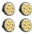 thumbnail image 1 of 4 Pcs Clef Music Sound Knobs for Kitchen Cabinet Cupboard Dresser Bookcase Drawer Pulls Handles Round Home Decor, 1 of 5