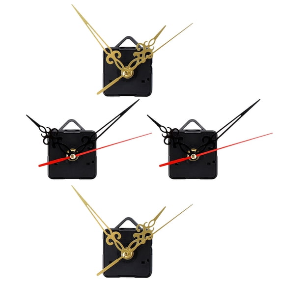 4 Pieces Electric Clock Motor Kits with Clock Movement Parts, Clockwork Motor 7x5.5cm for Clock Repair