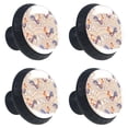 thumbnail image 1 of 4 Pcs Cock and Scale Knobs for Kitchen Cabinet Cupboard Dresser Bookcase Drawer Pulls Handles Round Home Decor, 1 of 7