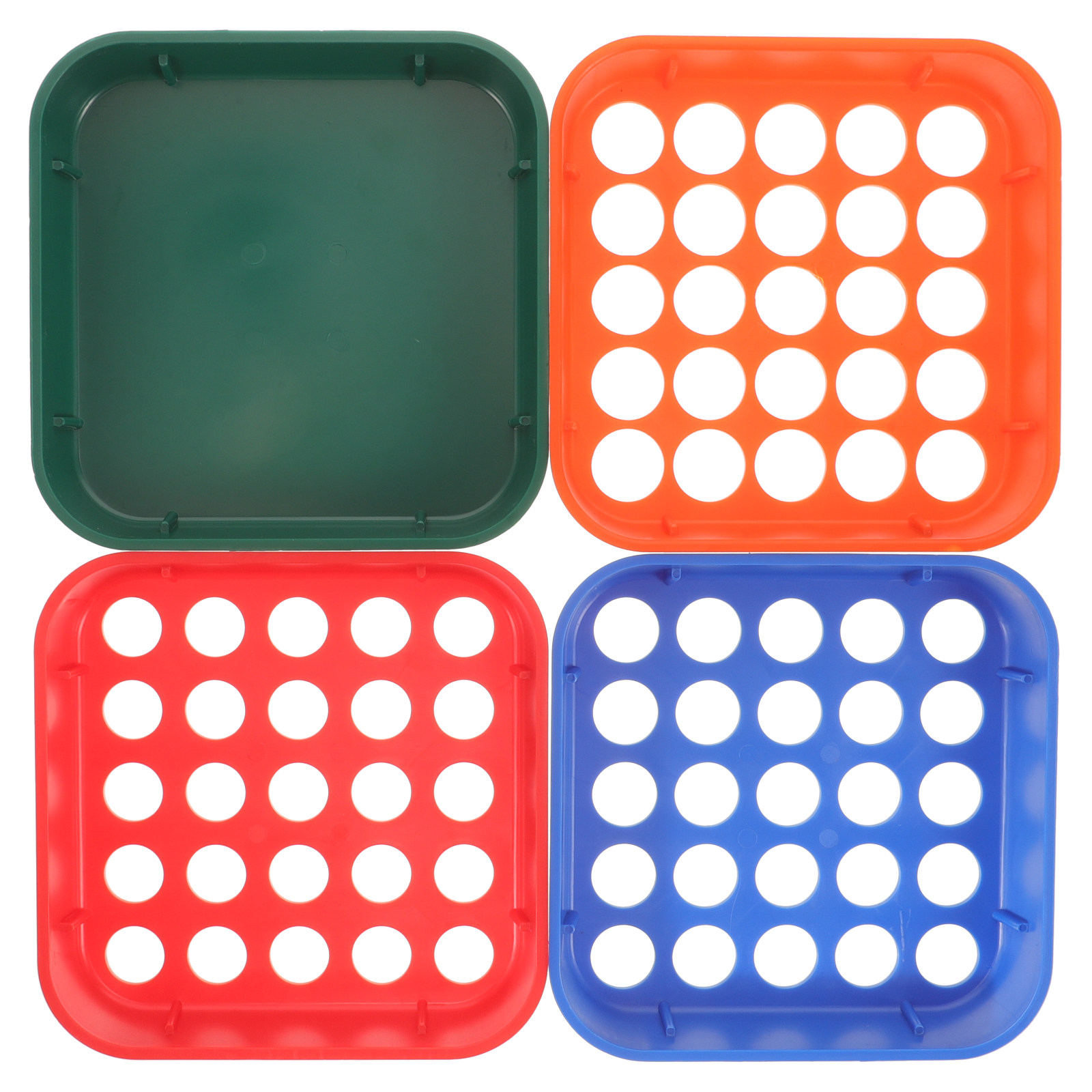 4 Pcs Coin Sorting Tray Trays for Daily Use Sanitary Fittings Stackable