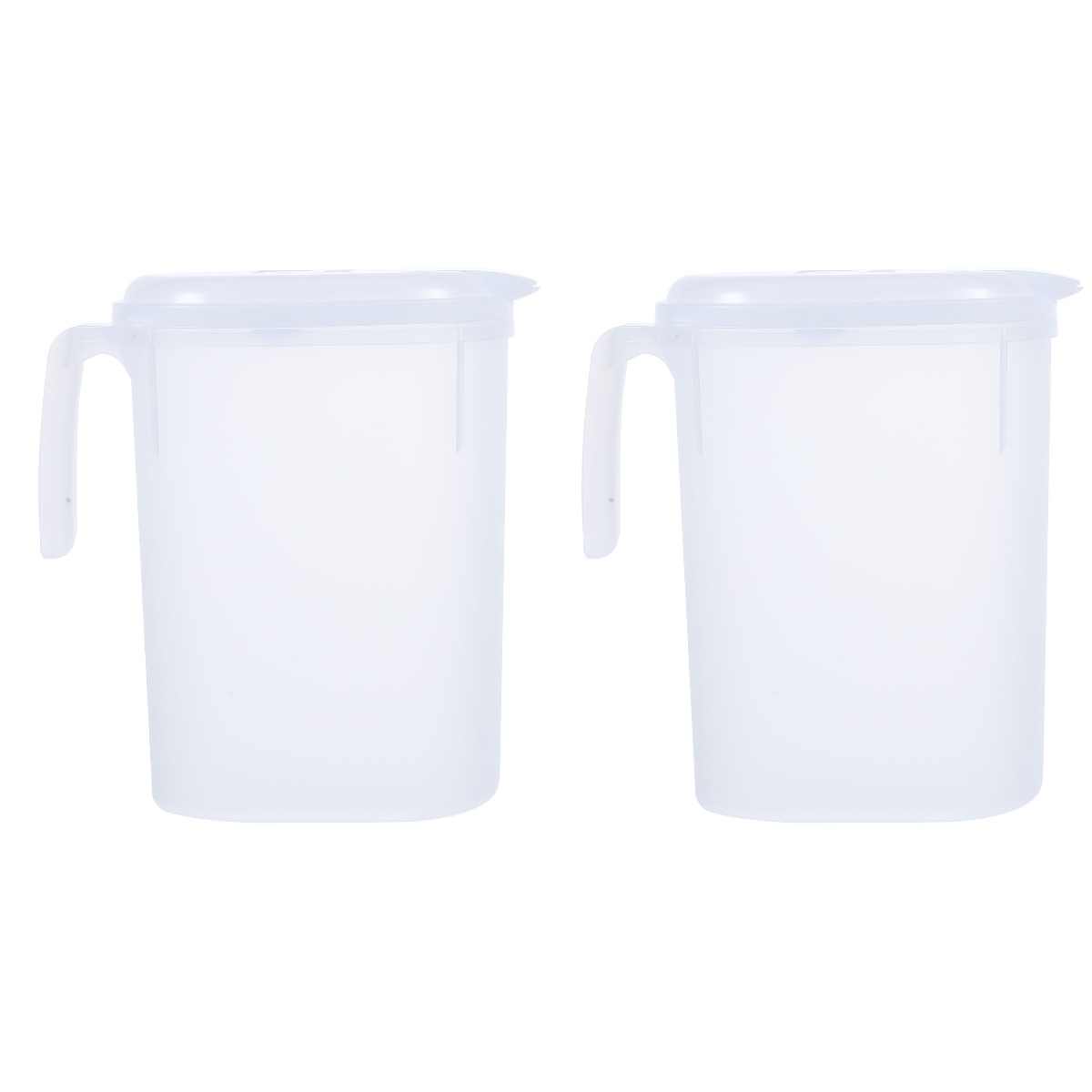 4 Pcs Cold Water Jug Mini Refrigerator Kettle Juice Jars Pitcher with Spout Coffee Cup Maker