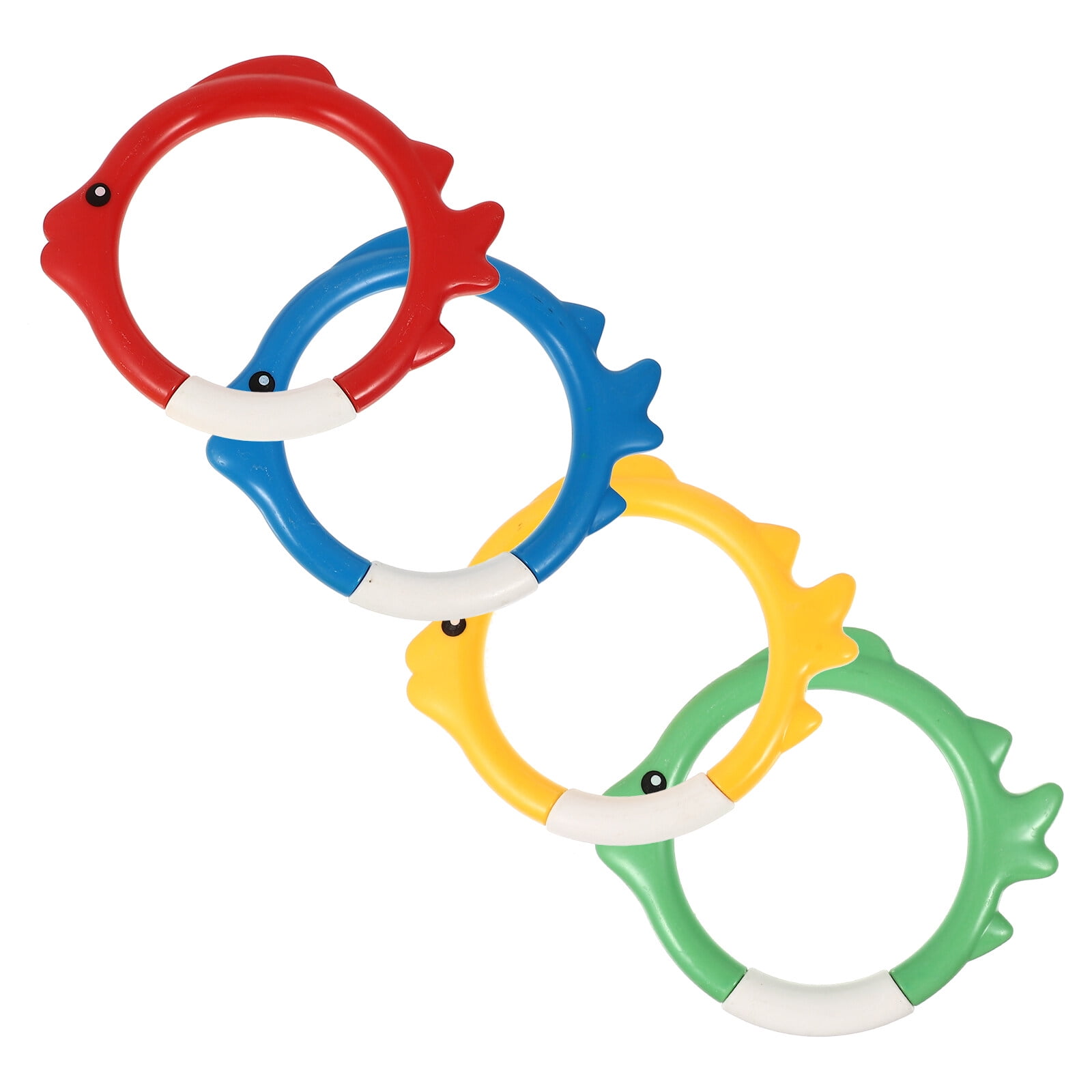 4 Pcs Colorful Diving Ring Toy Summer Toys Training Dive Rings Underwater Swimming Child