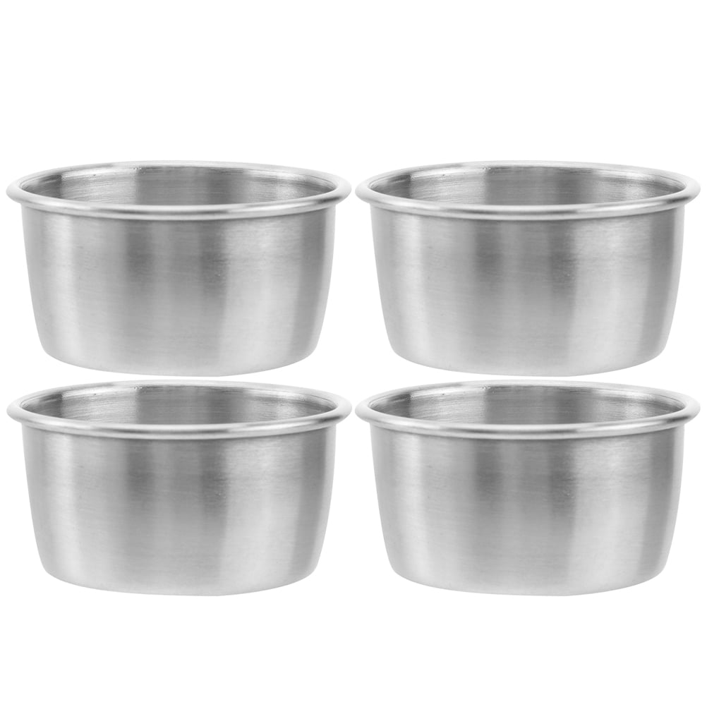 4 Pcs Condiment Cups for Restaurant Multipurpose Sauce Mini Condiments