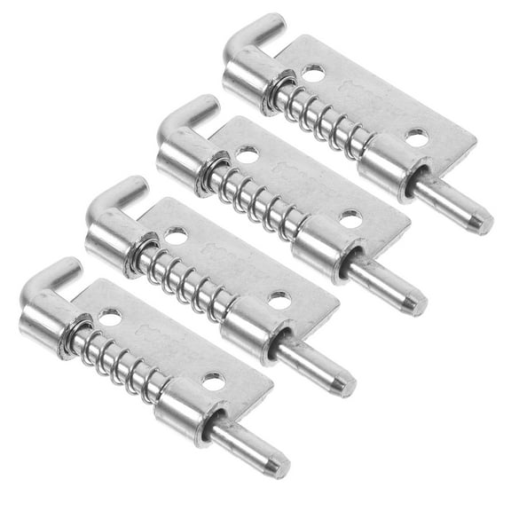 4 Pcs Container Vents Bell Window Bolt 5.00X1.70X0.70CM Silver