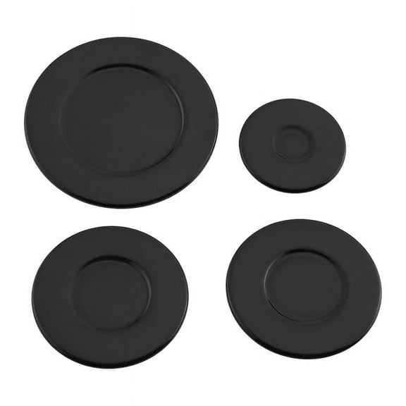 4 Pcs Cooker Hob Gas Burner Cap 55mm 75mm 100mm for Oven Crown Flame Kitchen Accessories Concave