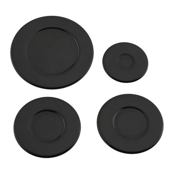4 Pcs Cooker Hob Gas Burner Cap 55mm 75mm 100mm for Oven Gas Hob Burner Crown Flame Cap Kitchen Accessories Concave