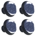 thumbnail image 1 of 4 Pcs Cosmic Little Stars Knobs for Kitchen Cabinet Cupboard Dresser Bookcase Drawer Pulls Handles Round Home Decor, 1 of 5