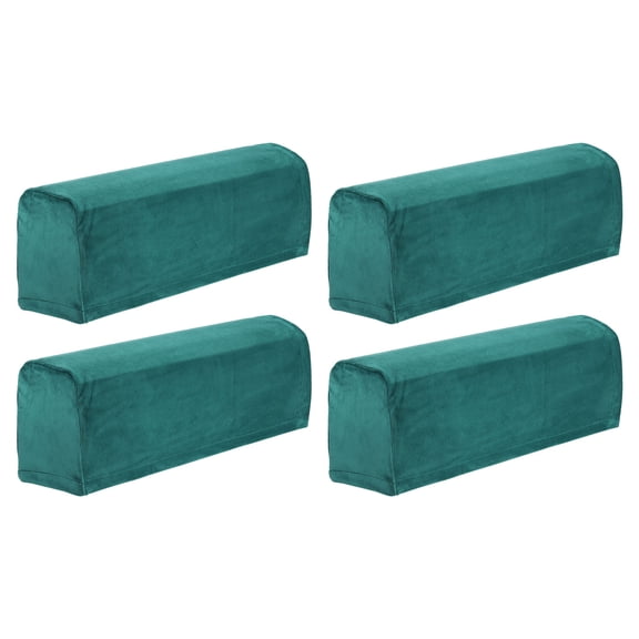 4 Pcs Couch Sofa Armrest Covers for Chair Sofa Arm, Dark Green