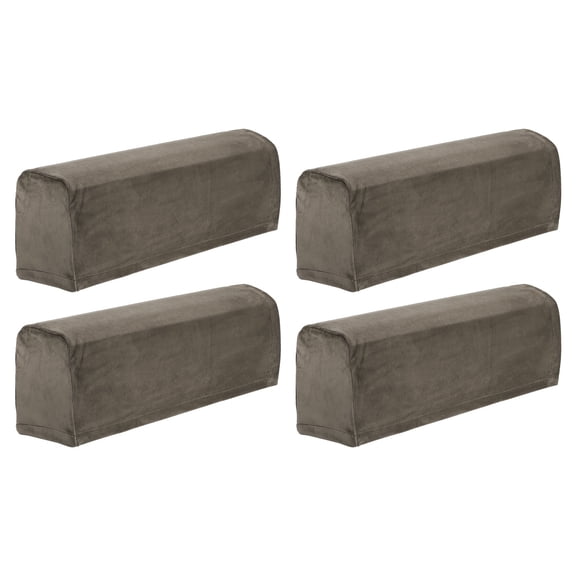 4 Pcs Couch Sofa Armrest Covers for Chair Sofa Arm, Khaki