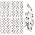 thumbnail image 1 of 4 Pcs Cow and Face White Pattern Funny Kitchen Towels, Microfiber Dish Towels, Kitchen Tea Towels Set 18" X 26", 1 of 6