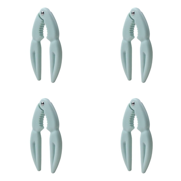 4 Pcs Crab Crackers and Tools,Crab Leg Crackers Lobster Crackers and Tools Nut Crackers for Seafood Shellfish Nuts Home Kitchen Tools(Blue)