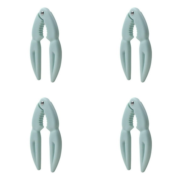 4 Pcs Crab Crackers and Tools,Crab Leg Crackers Lobster Crackers and Tools Nut Crackers for Seafood Shellfish Nuts Home Kitchen Tools(Blue)