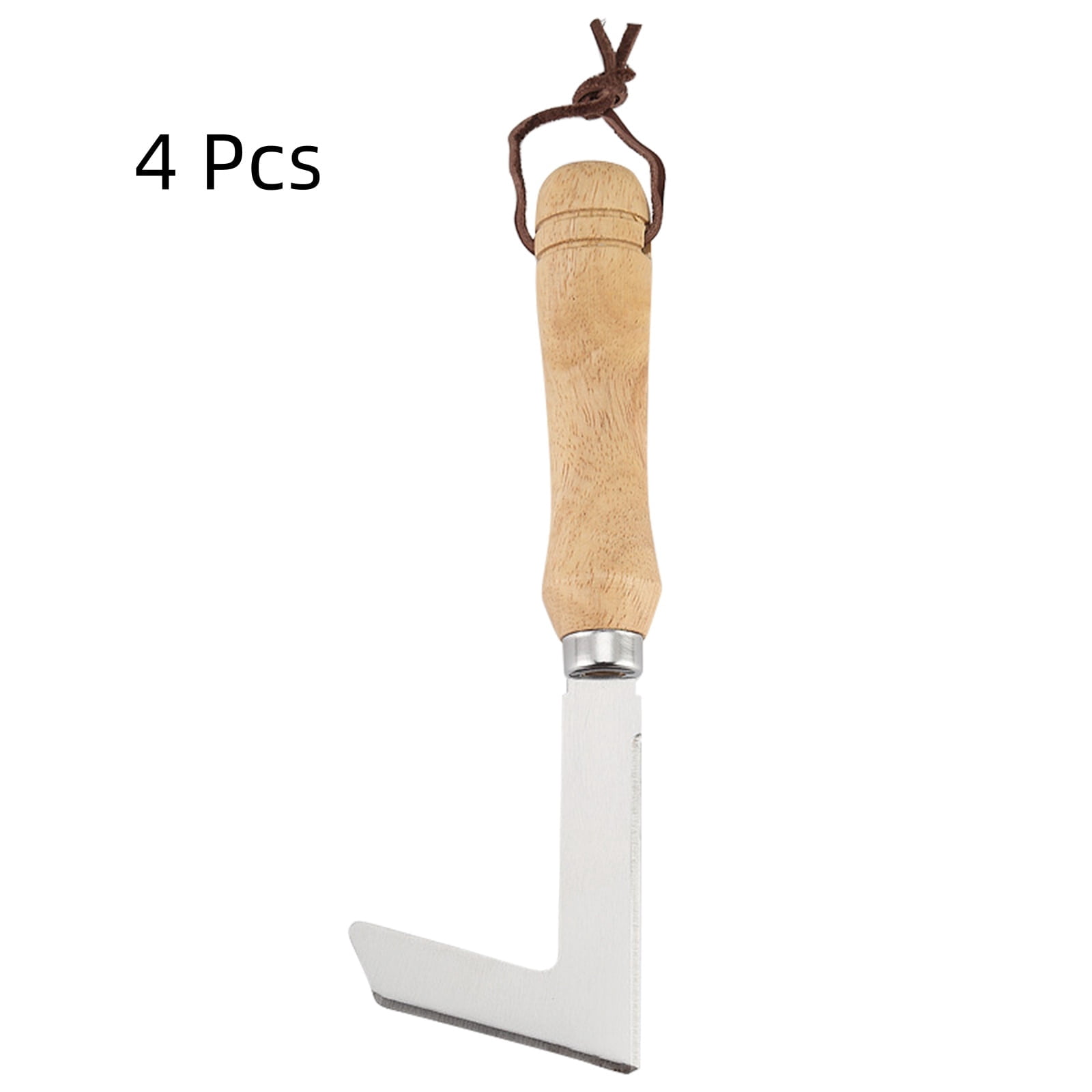 4 Pcs Crack Weeder Crevice Weeding Tool, Stainless Steel Weed Crevice Tool Manual Weeder,Handle Lawn Yard Gardening Tool Gardening Gift