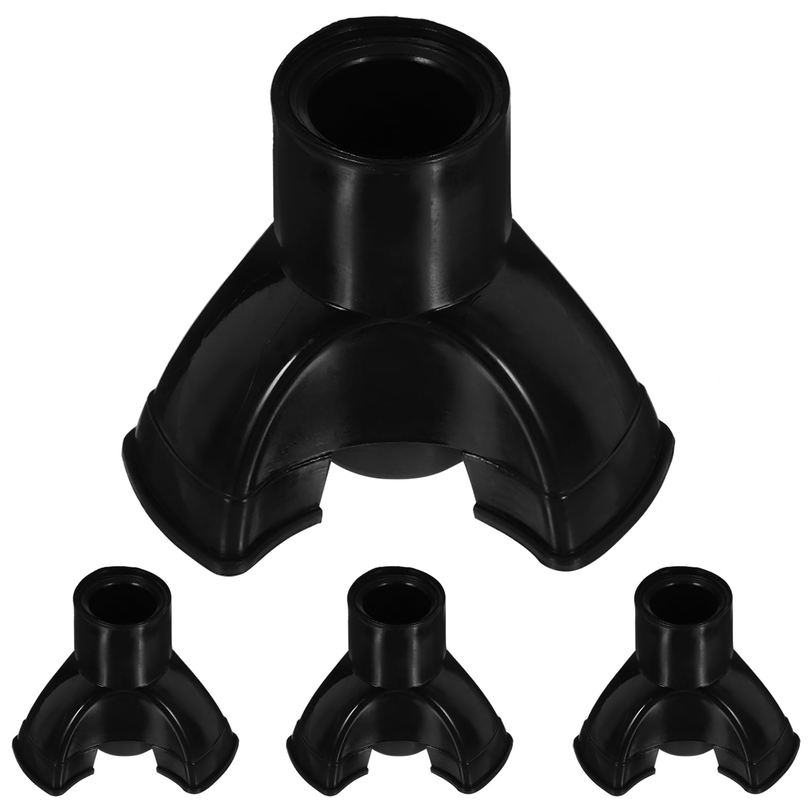 4 Pcs Crutch Accessories Foot Pad Walking Cane Accessories Hiking Stick Accessories Hiking Poles Crutch Replacement Tips