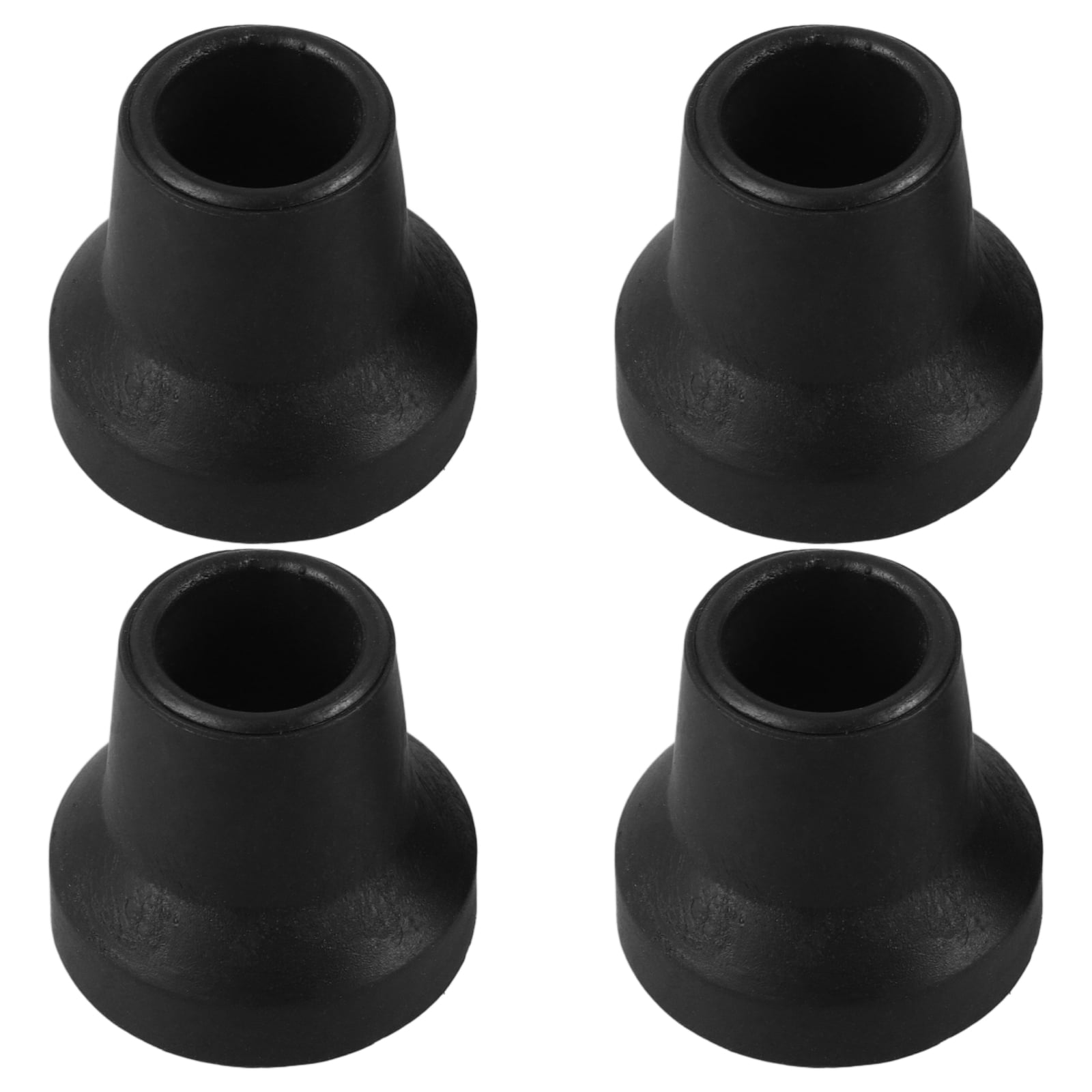 4 Pcs Crutches Toe Rattan Rubber Leg Tips Medical Cane Walking Stick Tips Cane Tips Elder