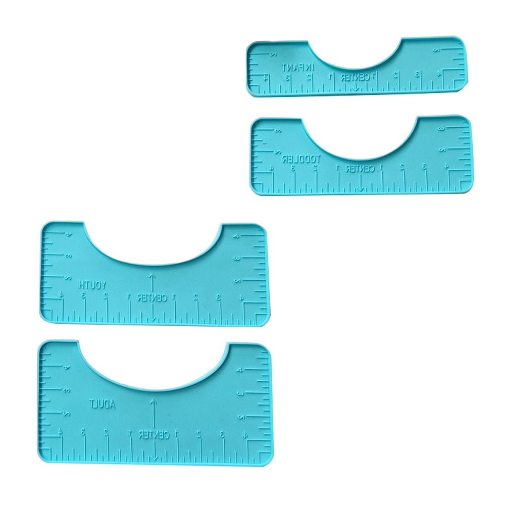 4 Pcs Cutting Rule Mold Sewing Ruler Mold Fabric Cutting Rulers Ruler ...