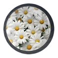 thumbnail image 1 of 4 Pcs Daisy Knobs for Kitchen Cabinet Cupboard Dresser Bookcase Drawer Pulls Handles Round Home Decor, 1 of 8