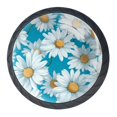 thumbnail image 1 of 4 Pcs Daisy Knobs for Kitchen Cabinet Cupboard Dresser Bookcase Drawer Pulls Handles Round Home Decor, 1 of 8
