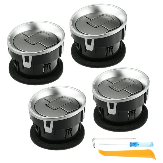 4 Pcs Dashboard for AC Heater Air Vent CL3Z19893EA Front Interior for AC Vent Replaces ford F-150 2012-2014