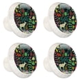 thumbnail image 1 of 4 Pcs Deer Knobs for Kitchen Cabinet Cupboard Dresser Bookcase Drawer Pulls Handles Round Home Decor, 1 of 5