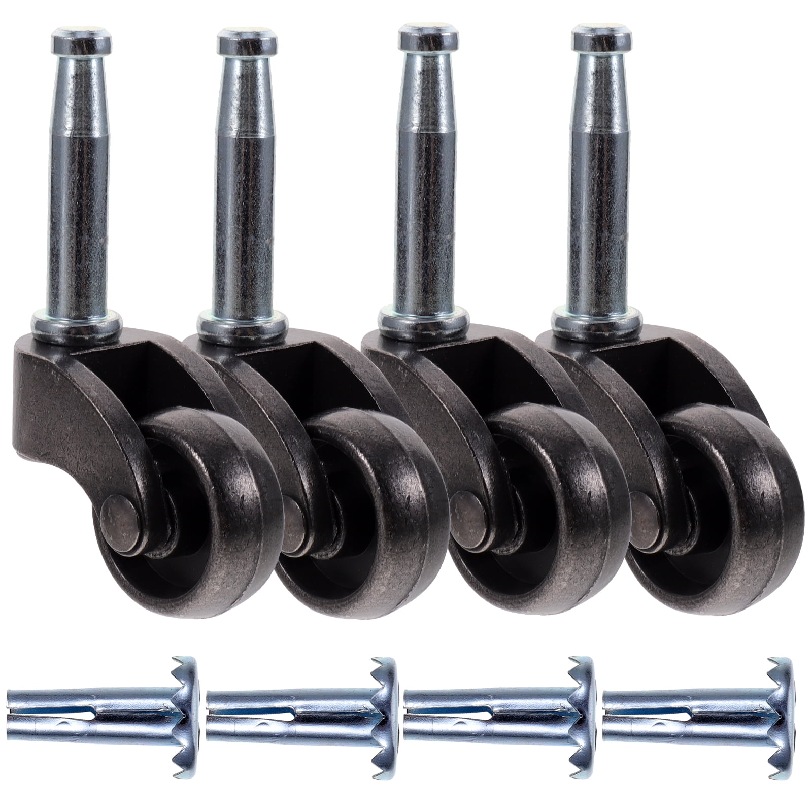 4 Pcs Desk Chair Rod Wheel Gaming Wheels for Hardwood Floors Game Piano