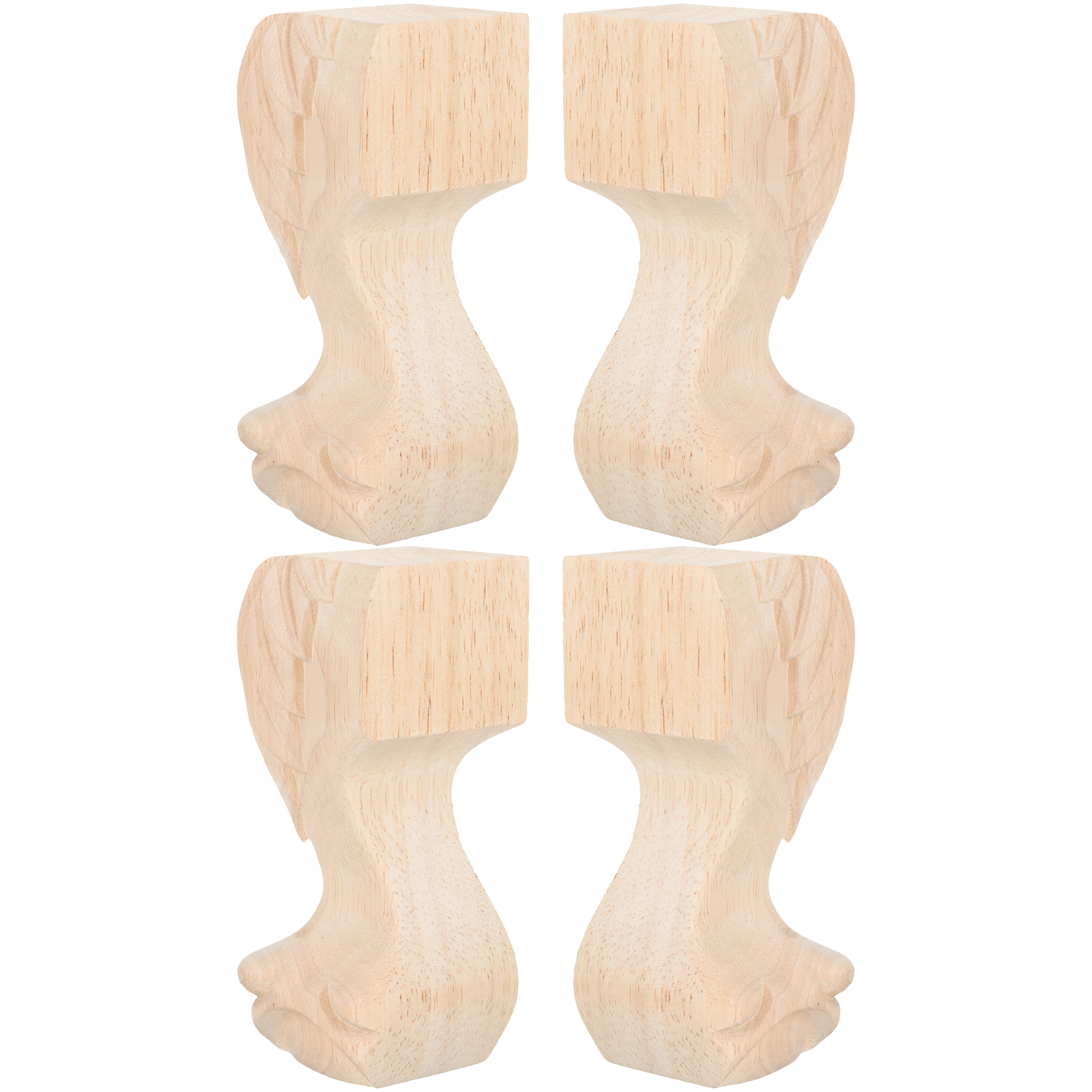 4 Pcs Desk Legs Sofa Feet Chair Leg Extenders Vintage Furniture Leg Short Table Legs Replacement