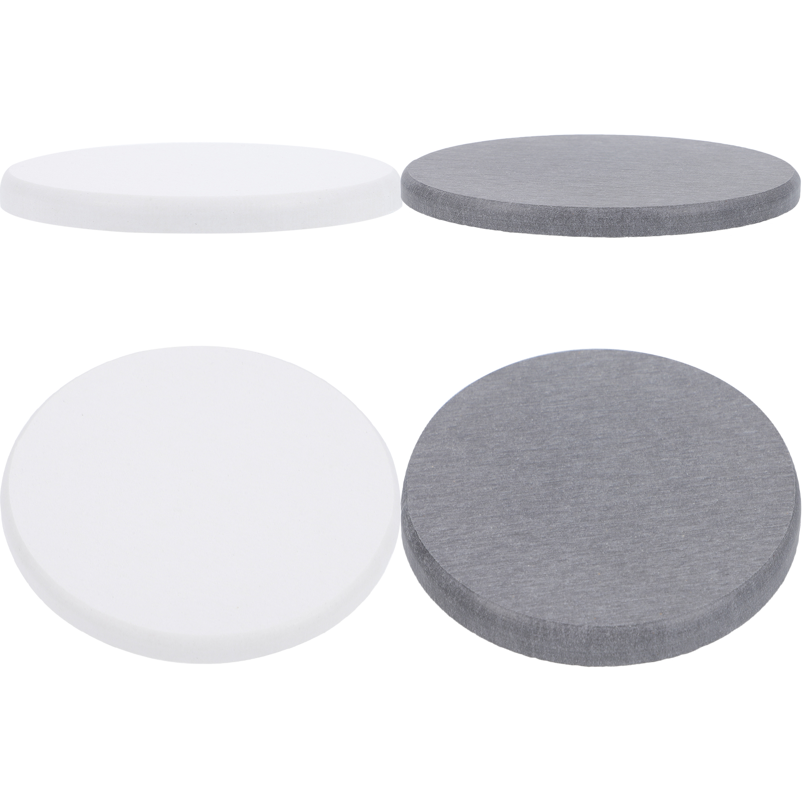 4 Pcs Diatom Coaster Decor Round Diatomite Coaster Dining Table Coaster