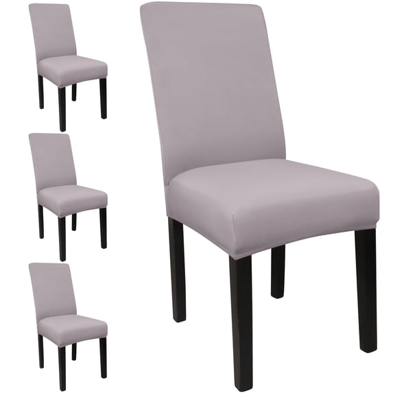 4 Pcs Dining Chair Slipcovers, High Stretch Removable Washable Seat ...