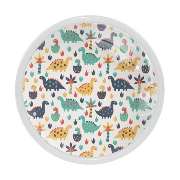 4 Pcs Dinosaur Knobs for Kitchen Cabinet Cupboard Dresser Bookcase Drawer Pulls Handles Round Home Decor