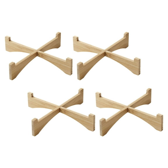 4 Pcs Display Shelf Indoor Plant Pots Flower Stand Stretchable Riser Succulents Large