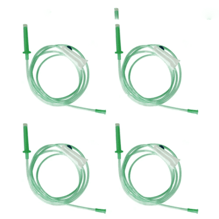 D8 Replacement Disposable Tubes, 120cm Long Tubing, 4 Pack
