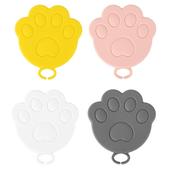 4 Pcs Dog Can Covers Pet Food Can Lids Caps Reusable Silicone Lids For Cat And Dog Food Cans Universal Can Covers For Freshness
