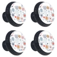 thumbnail image 1 of 4 Pcs Doodle Circles Knobs for Kitchen Cabinet Cupboard Dresser Bookcase Drawer Pulls Handles Round Home Decor, 1 of 1