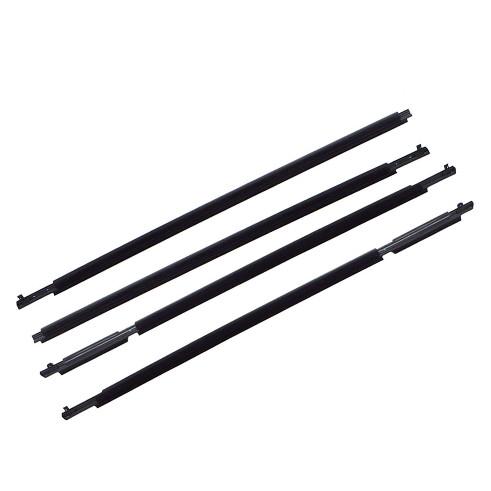 4 Pcs Door Auto Window Trim Moulding Belt Weatherstrip Fit for Toyota RAV4 2009-2012