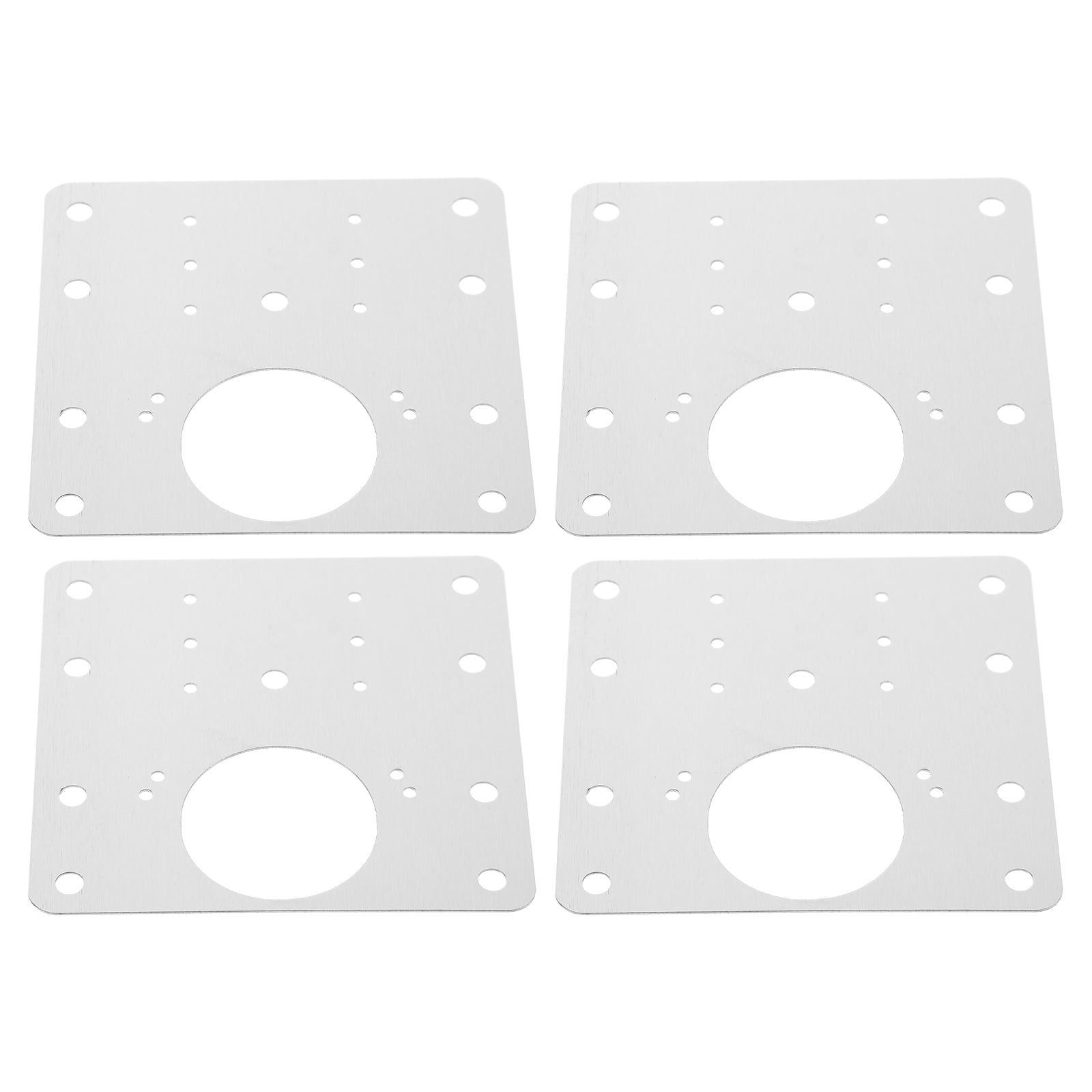 4 Pcs Door Hinge Filler Plate Storage Hinges Screw Hole Repair