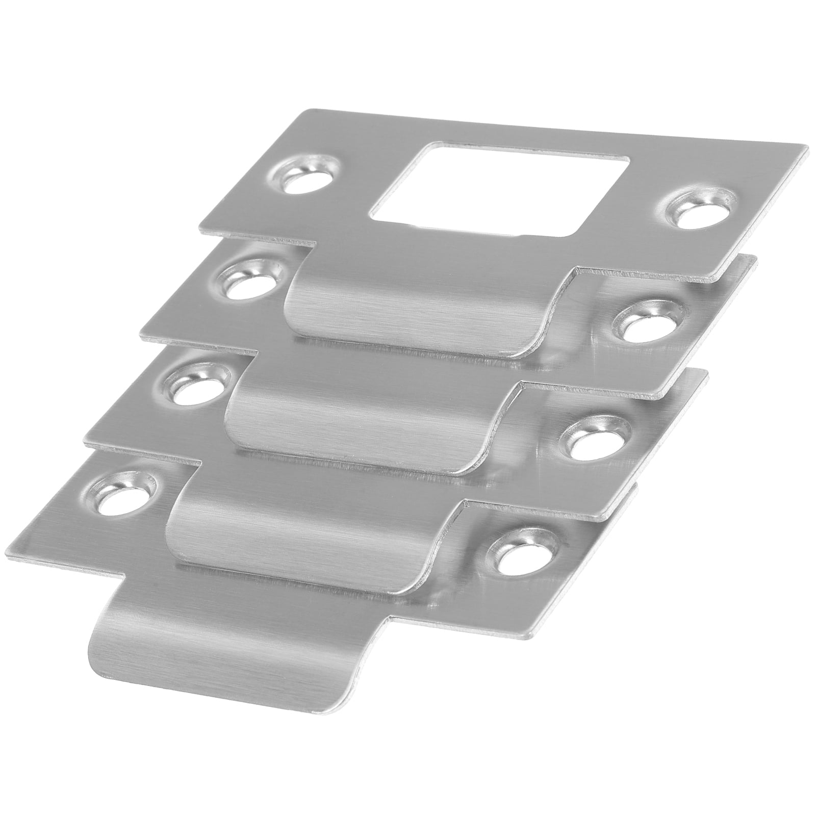 4 Pcs Door Knob Plate Collander Chain Lock Hole Cover Deadbolt