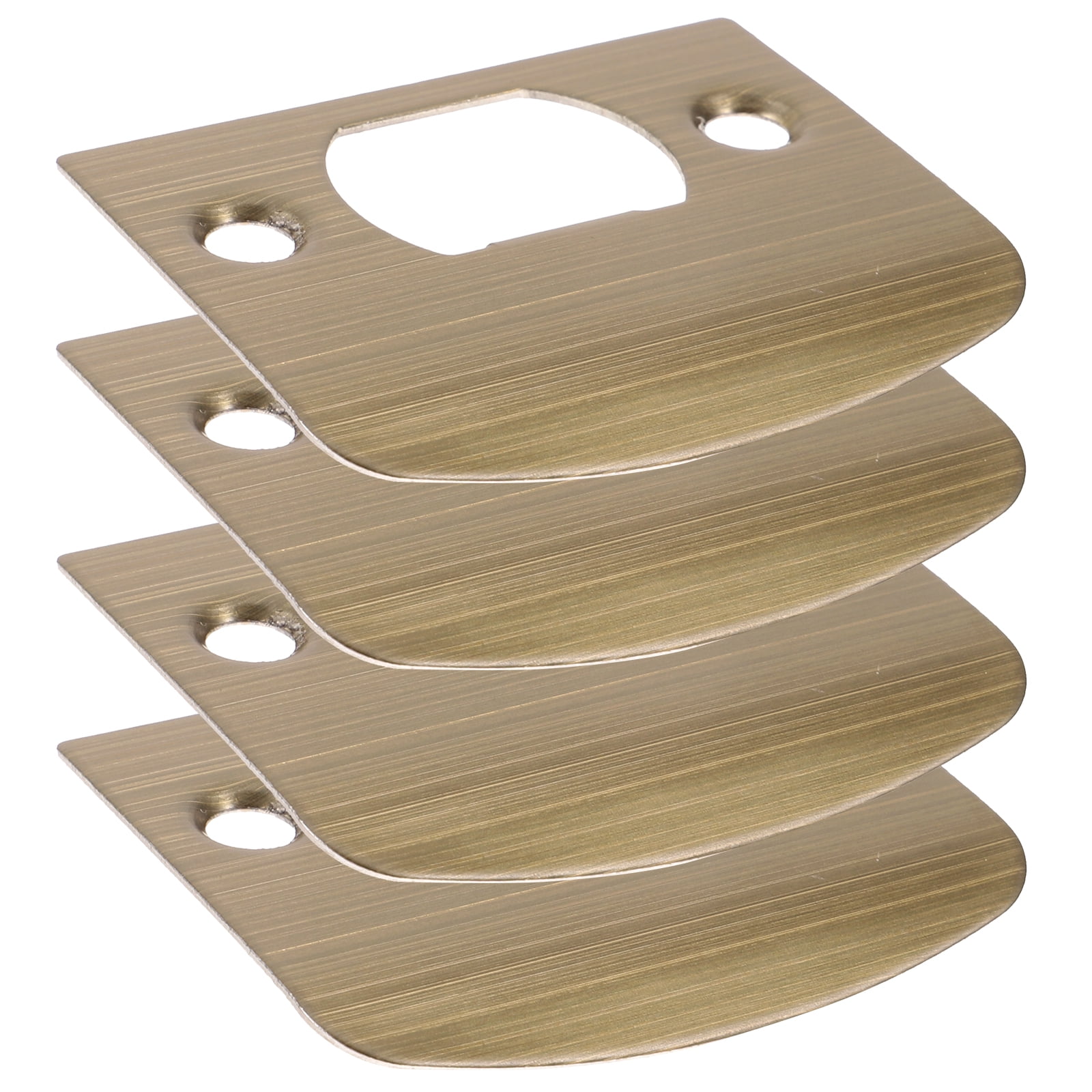 4 Pcs Door Lock Accessories Door Locks Metal Door Strike Plate Metal Door Striker Plate Deadbolt Strike Plate