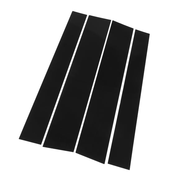 4 Pcs Door Pillar Window Trim Outer Exterior Garnish Decar for Toyota Tundra 07-20 Plastic Black Replace