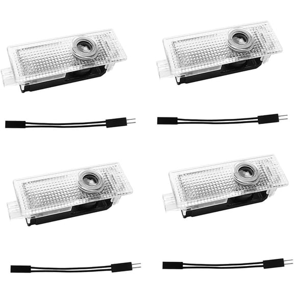 4 Pcs Door Projection Lights, Welcome Lights, Ghost Lights, Puddle Lights, Compatible With 1/2/3(G20)/4/8/X1/X3/X4/X5(G05)/X7/M4/M8/Z4/I3, Performance Edition