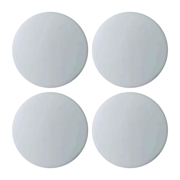 4 Pcs Door Stoppers,Round Door Stops Wall Protector,3.2 Inch White Silicone Door Bumpers,Heavy-Duty Self-Adhesive Knob Protectors,Round Door Stops,Small Silicone Door Stoppers for Walls,White