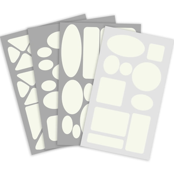 4 Pcs Down Coat Fixing Patches Adhesive Jackets Repair Patches Fabric Repair Kits for Clothes Jeans Trousers Jackets