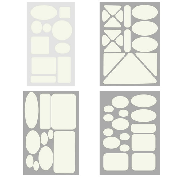 4 Pcs Down Jackets Repair Patches Easy to Use Tear Resistant Adhesive Fabric Patches for Hole Repairing